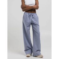 Снимка на REPLAY WOMEN'S WIDE-LEG TROUSERS IN COTTON LINEN