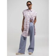 Снимка на REPLAY WOMEN'S WIDE-LEG TROUSERS IN COTTON LINEN