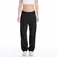 Снимка на REPLAY WOMEN'S COMFORT-FIT TROUSERS IN TWILL BLEND