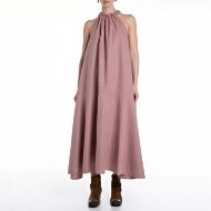 Снимка на REPLAY WOMEN'S MAXI DRESS IN COTTON LINEN BLEND