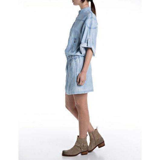 Снимка на REPLAY WOMEN'S MINI DENIM SHIRT DRESS