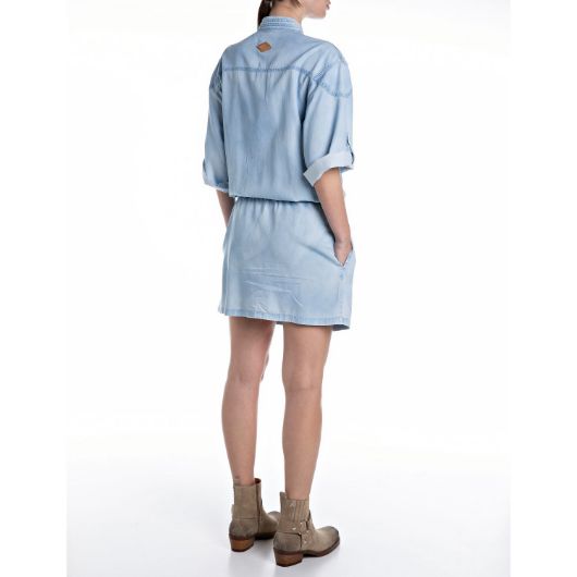 Снимка на REPLAY WOMEN'S MINI DENIM SHIRT DRESS