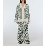 Снимка на SCOTCH&SODA WOMEN'S OVERSIZED PLACED PRINT SHIRT IN NIEUW AMSTERDAM CITY SOFT ICE