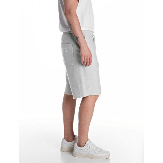 Снимка на REPLAY MEN'S SARTORIALE DIAGONAL INTERLOCK FLEECE SHORTS