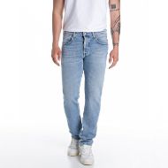 Снимка на REPLAY MEN'S GROVER STRAIGHT-FIT ORIGINAL JEANS IN 12 OZ COMFORT DENIM