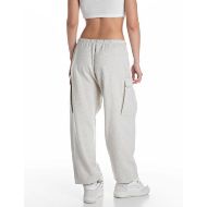 Снимка на REPLAY WOMEN'S WIDE-LEG JOGGERS IN COTTON FRENCH TERRY FLEECE