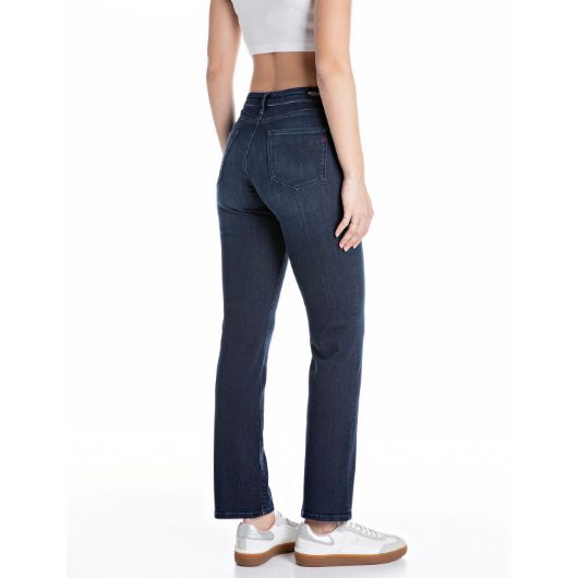 Снимка на REPLAY WOMEN'S ZOLIE STRAIGHT-FIT JEANS IN 10 OZ POWER STRETCH DENIM