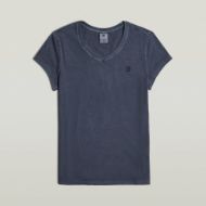 Снимка на G-STAR ДАМСКИ ТОП OVERDYED EYBEN SLIM V-NECK 2.0 В ТЪМНОСИНЬО