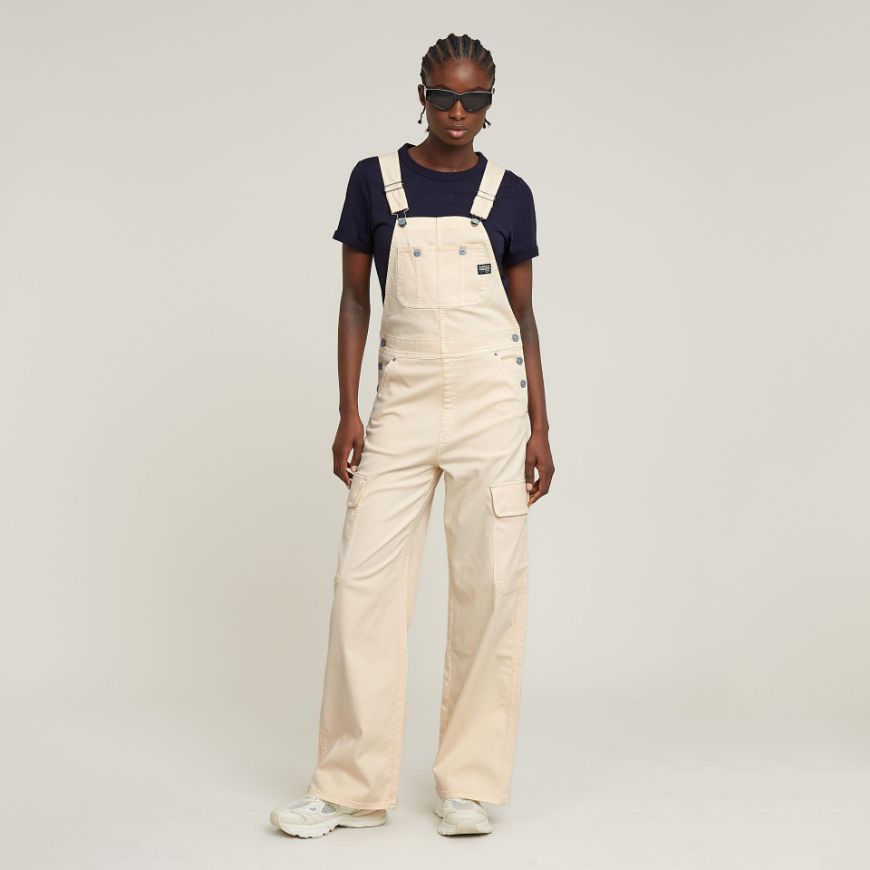 Снимка на G-STAR ДАМСКИ ГАЩЕРИЗОН STRAIGHT DUNGAREE В РОЗОВО