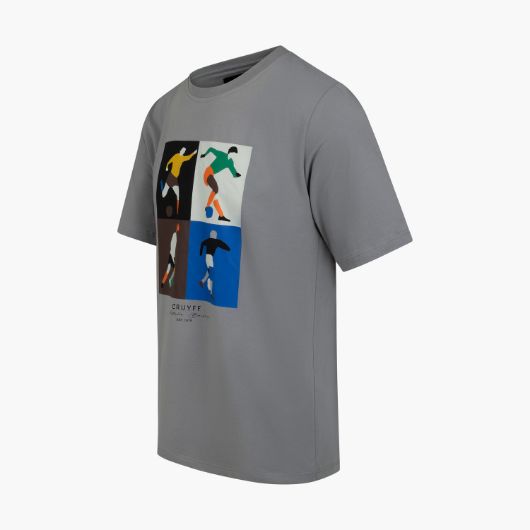 Снимка на CRUYFF МЪЖКА БЛУЗА С КЪС РЪКАВ CRUYFF TURN TEE В СИВО