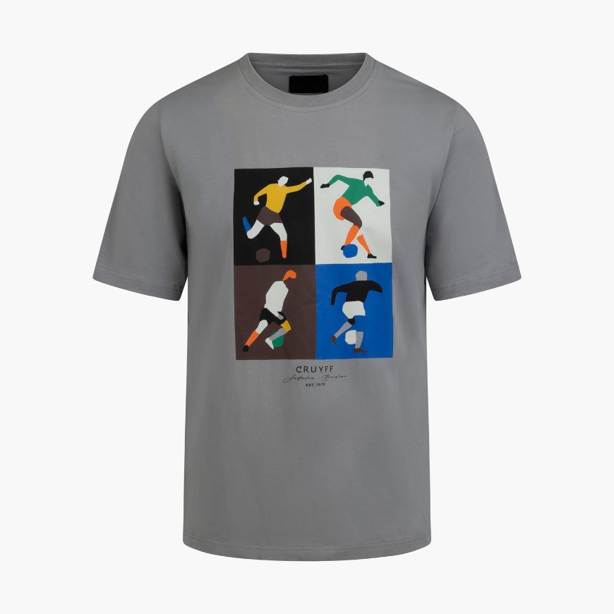 Снимка на CRUYFF МЪЖКА БЛУЗА С КЪС РЪКАВ CRUYFF TURN TEE В СИВО