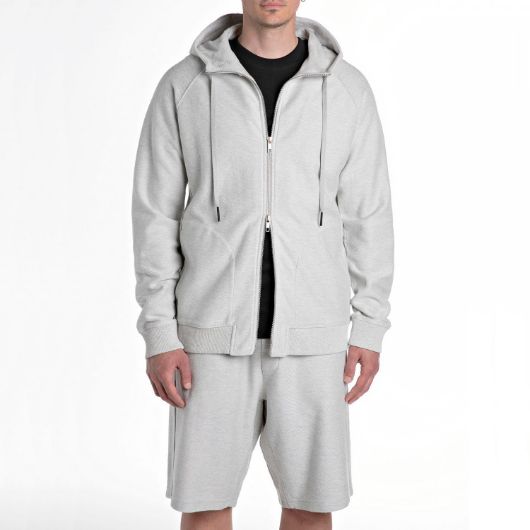 Снимка на REPLAY MEN'S SARTORIALE HOODY IN DIAGONAL INTERLOCK FLEECE