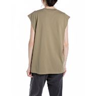 Снимка на REPLAY WOMEN'S BOXY JERSEY TOP WITH PRINT