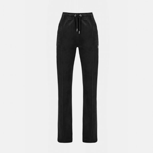 Picture of JUICY COUTURE WOMEN'S BLACK TINA VELOUR DIAMANTE TRACK PANT 1