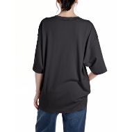 Снимка на REPLAY WOMEN'S OVERSIZED COTTON RUSTIC JERSEY T-SHIRT