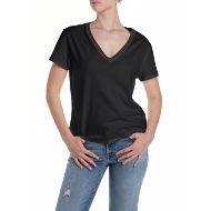 Снимка на REPLAY WOMEN'S V-NECK T-SHIRT WITH PRINT