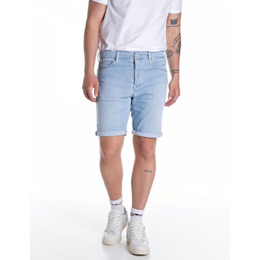 Снимка на REPLAY MEN'S REPLAY MEN'S RBJ.981 TAPERED FIT BERMUDA SHORTS 1
