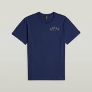 Picture of G-STAR MEN'S CHEST GRAPHIC T-SHIRT IN BLUE 6