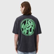Picture of ALLSAINTS MEN'S DISTORTION SHORT SLEEVE CREW IN WASHED BLACK 2