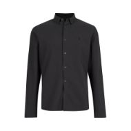 Picture of ALLSAINTS MEN'S LOVELL LONG SLEEVE SHIRT IN WASHED BLACK 7