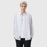 Снимка на ALLSAINTS МЪЖКА РИЗА С ДЪЛЪГ РЪКАВ HOLME В СИНЬО 1