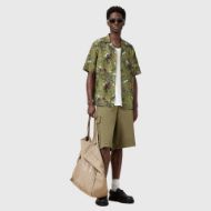 Picture of ALLSAINTS MEN'S LINER SHORT SLEEVE SHIRT IN BARREL BROWN 5