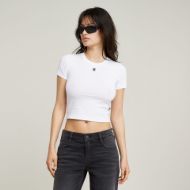 Снимка на G-STAR ДАМСКИ ТОП CROPPED MINI SLIM В БЯЛО 1