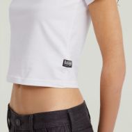 Снимка на G-STAR ДАМСКИ ТОП CROPPED MINI SLIM В БЯЛО 4
