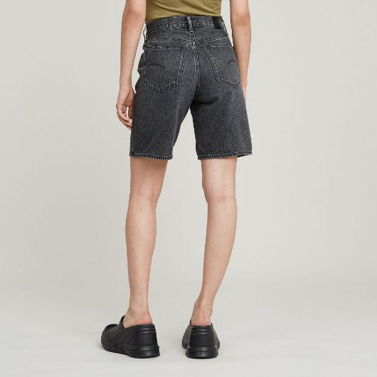 Picture of G-STAR WOMEN'S VIKTORIA BERMUDA SHORTS CLEAN EDGE IN GREY 2