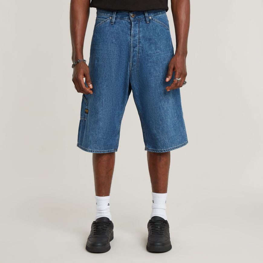 Picture of G-STAR MEN'S BAM LOGGER SHORT IN BLUE
