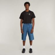 Picture of G-STAR MEN'S BAM LOGGER SHORT IN BLUE 5