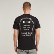 Picture of G-STAR MEN'S BACK GR ARCH T-SHIRT IN BLACK 2