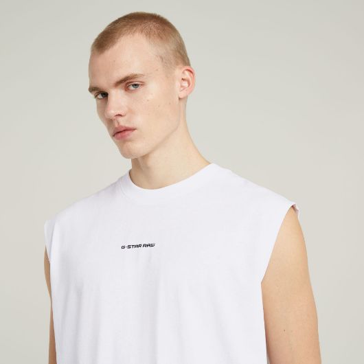 Picture of G-STAR MEN'S BOXY T-SHIRT IN WHITE 3