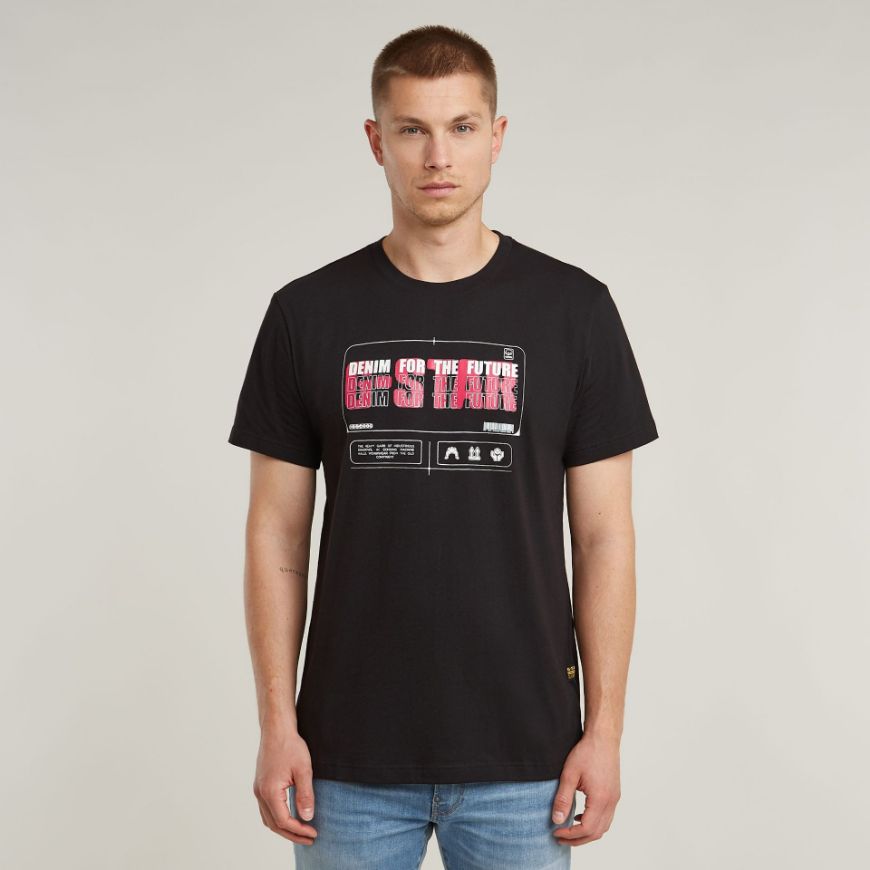 Picture of G-STAR MEN'S FLYER GR T-SHIRT IN BLACK