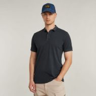 Picture of G-STAR MEN'S DUNDA OVERDYED SLIM POLO IN BLUE 2