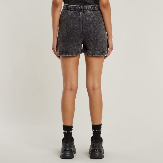 Picture of G-STAR WOMEN'S OVERDYED SWEAT SHORTS IN GREY 2