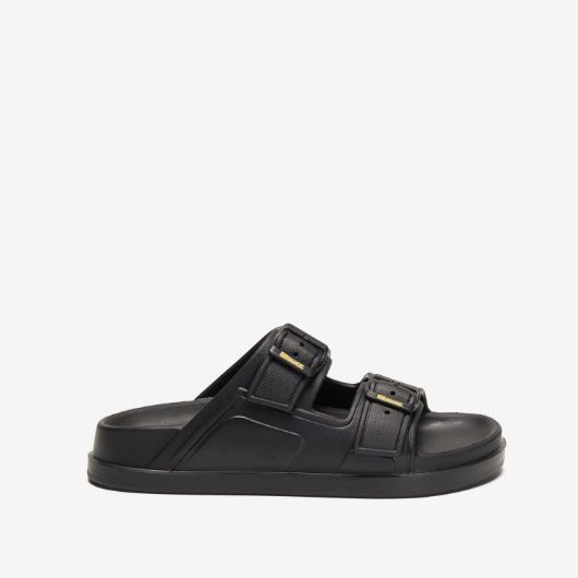 Picture of BLAUER MEN'S HOLLEY02 BEACH SLIPPER IN BLACK 1