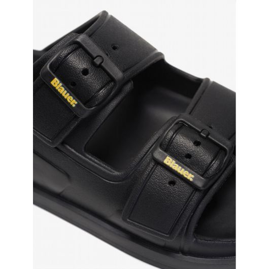 Picture of BLAUER MEN'S HOLLEY02 BEACH SLIPPER IN BLACK 3
