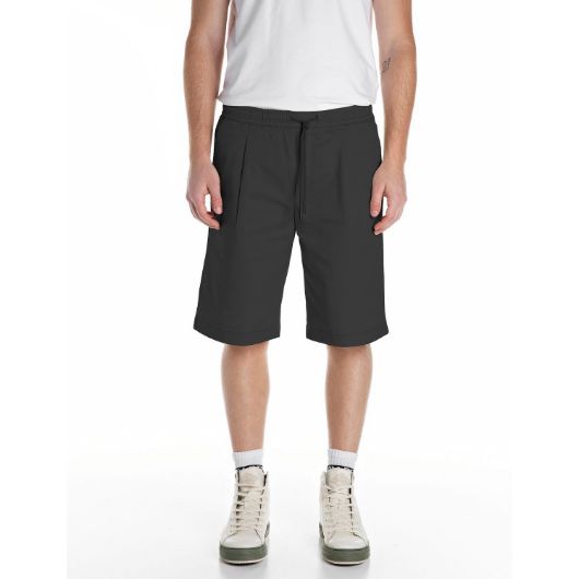 Снимка на REPLAY MEN'S RELAXED-FIT COTTON TWILL BERMUDA SHORTS 1 1