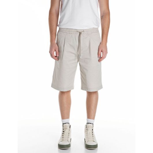 Снимка на REPLAY MEN'S RELAXED-FIT COTTON TWILL BERMUDA SHORTS 1 1
