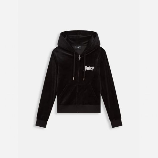 Picture of JUICY COUTURE WOMEN'S BLACK CAVIAR ROBERTSON HOODIE 1