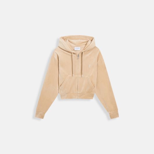 Picture of JUICY COUTURE WOMEN'S NOMAD ICCLE DIAMANTE OVERSIZED CROPPED HOODIE 1