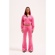 Снимка на JUICY COUTURE ДАМСКИ СУИТШЪРТ ICCLE DIAMANTE OVERSIZED CROPPED HOODIE В РОЗОВО 3