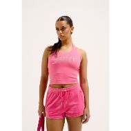 Picture of JUICY COUTURE WOMEN'S HOT PINK LIGHTWEIGHT VELOUR TAMIA SHORTS 3