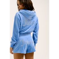 Picture of JUICY COUTURE WOMEN'S WASHED REGATTA LIGHTWEIGHT VELOUR TAMIA SHORTS 4
