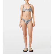 Снимка на SCOTCH&SODA WOMEN'S TEXTURED STRIPE BIKINI TOP IN COLD BREW 9