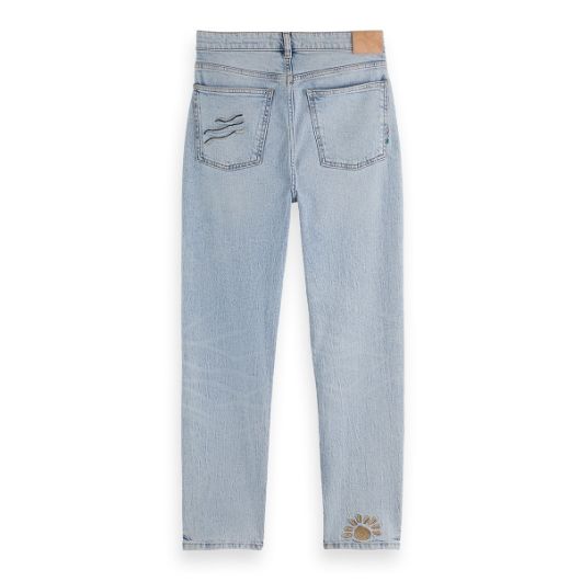 Picture of SCOTCH&SODA WOMEN'S THE BUZZ SLIM BOYFRIEND JEANS — SPRING LIGHTS IN SPRING LIGHTS 2