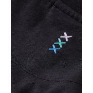 Снимка на SCOTCH&SODA MEN'S REGULAR FIT 3 CROSSES COTTON-LINEN T-SHIRT IN BLACK 3