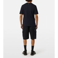 Снимка на SCOTCH&SODA MEN'S REGULAR FIT 3 CROSSES COTTON-LINEN T-SHIRT IN BLACK 7