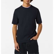 Снимка на SCOTCH&SODA MEN'S REGULAR FIT 3 CROSSES COTTON-LINEN T-SHIRT IN BLACK 4